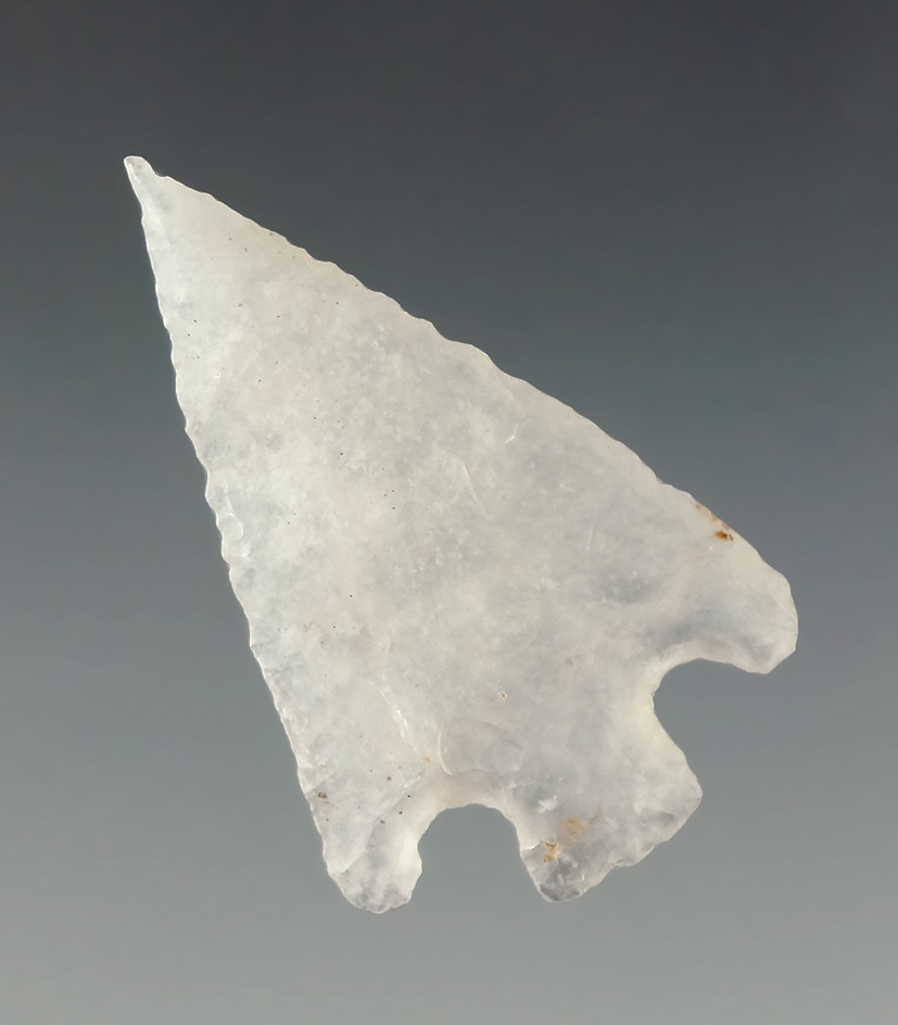1 1/2" Shumla made from Chalcedony, New Mexico.  From the Museum of NA History.