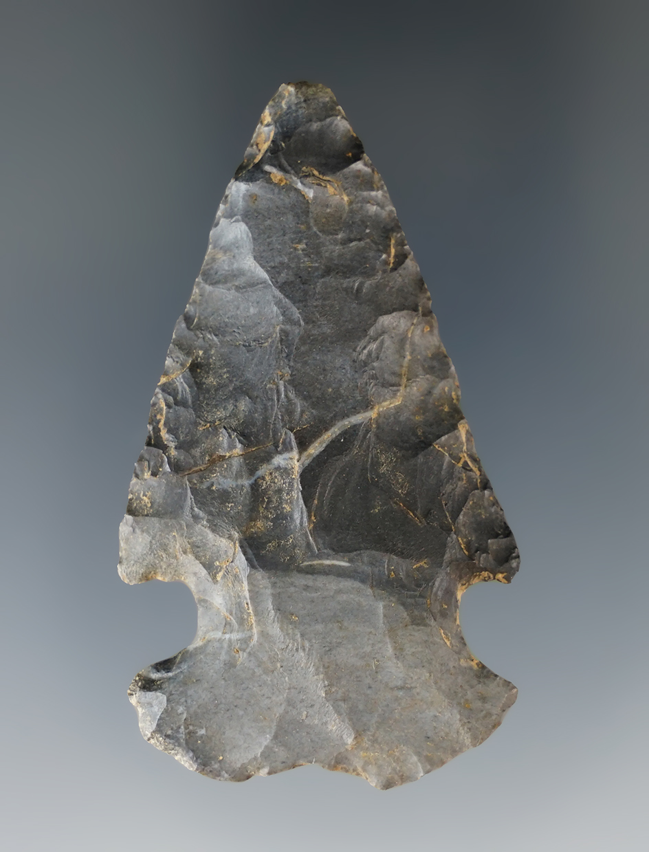 2 3/16" Notch Base Dovetail found in Indiana.