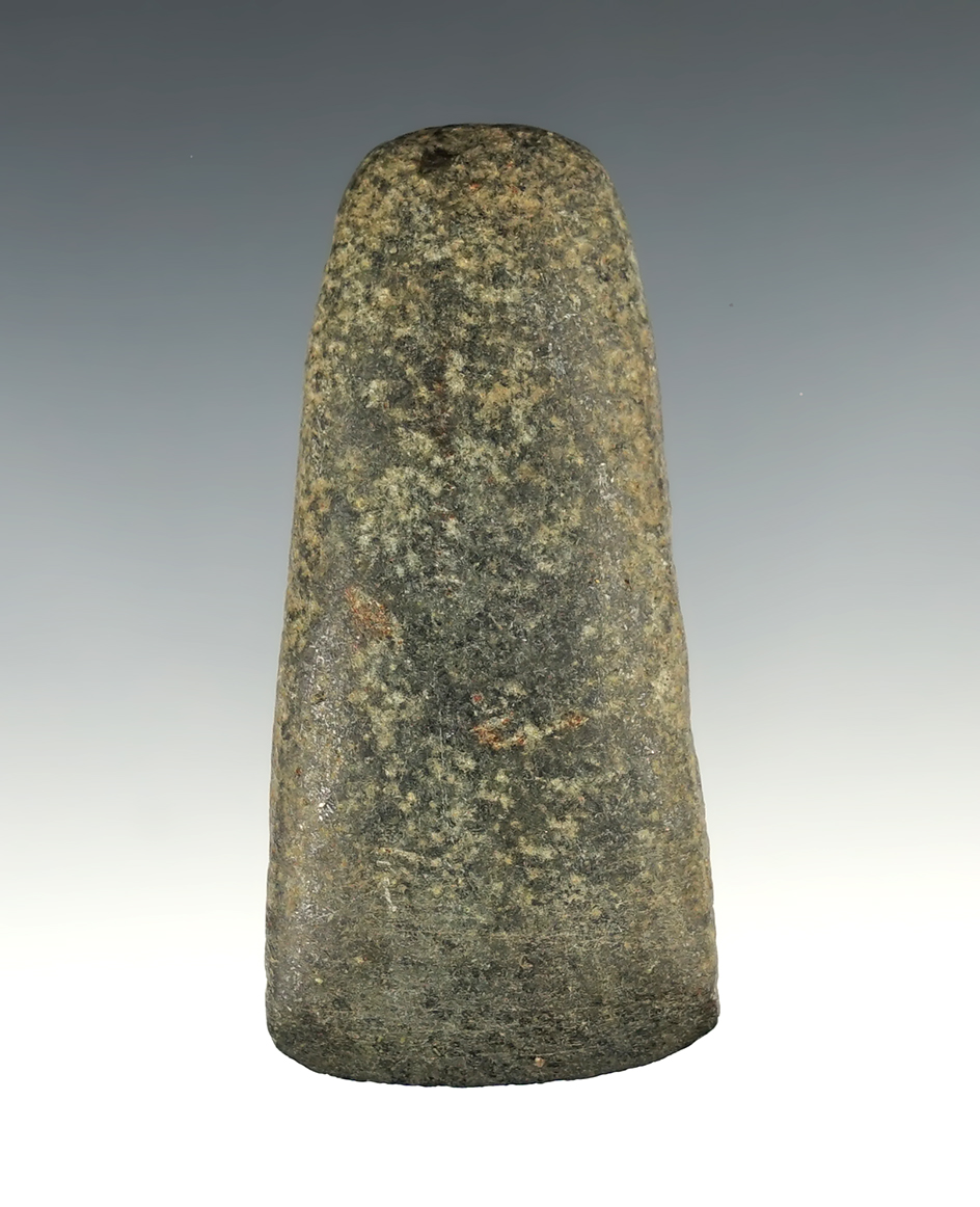 Excellent craftmanship on this 3 1/4" Celt found in Union Co., Ohio.