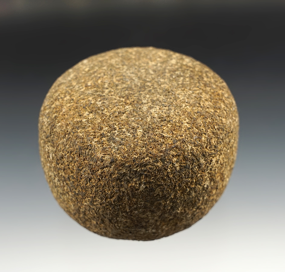 2 5/8" diameter Biscuit Discoidal found in Illinois.