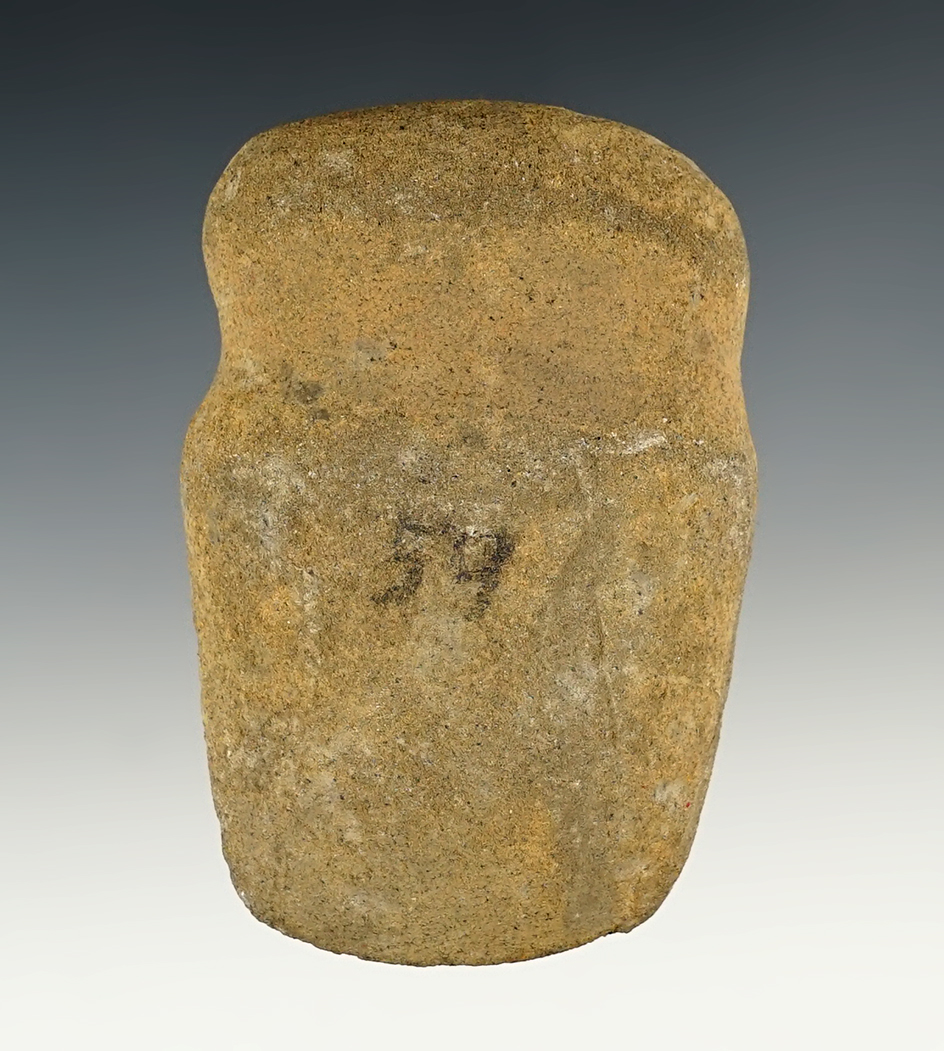 3 1/4" Miniature Full Grooved Axe found in Cecil Co., Maryland.