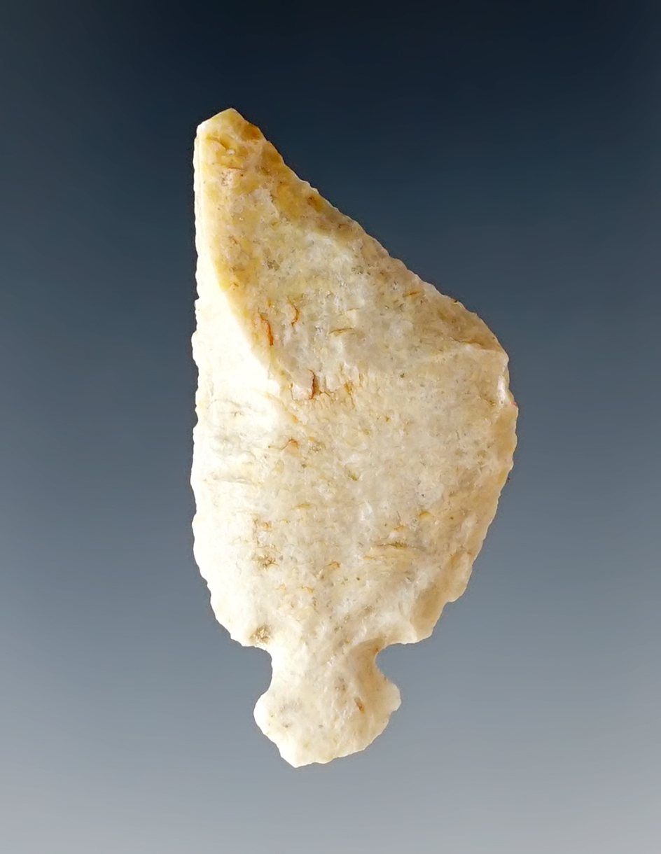 Unique! 1 1/2" miniature tang knife found in New Mexico. This is a rare style miniature artifact.