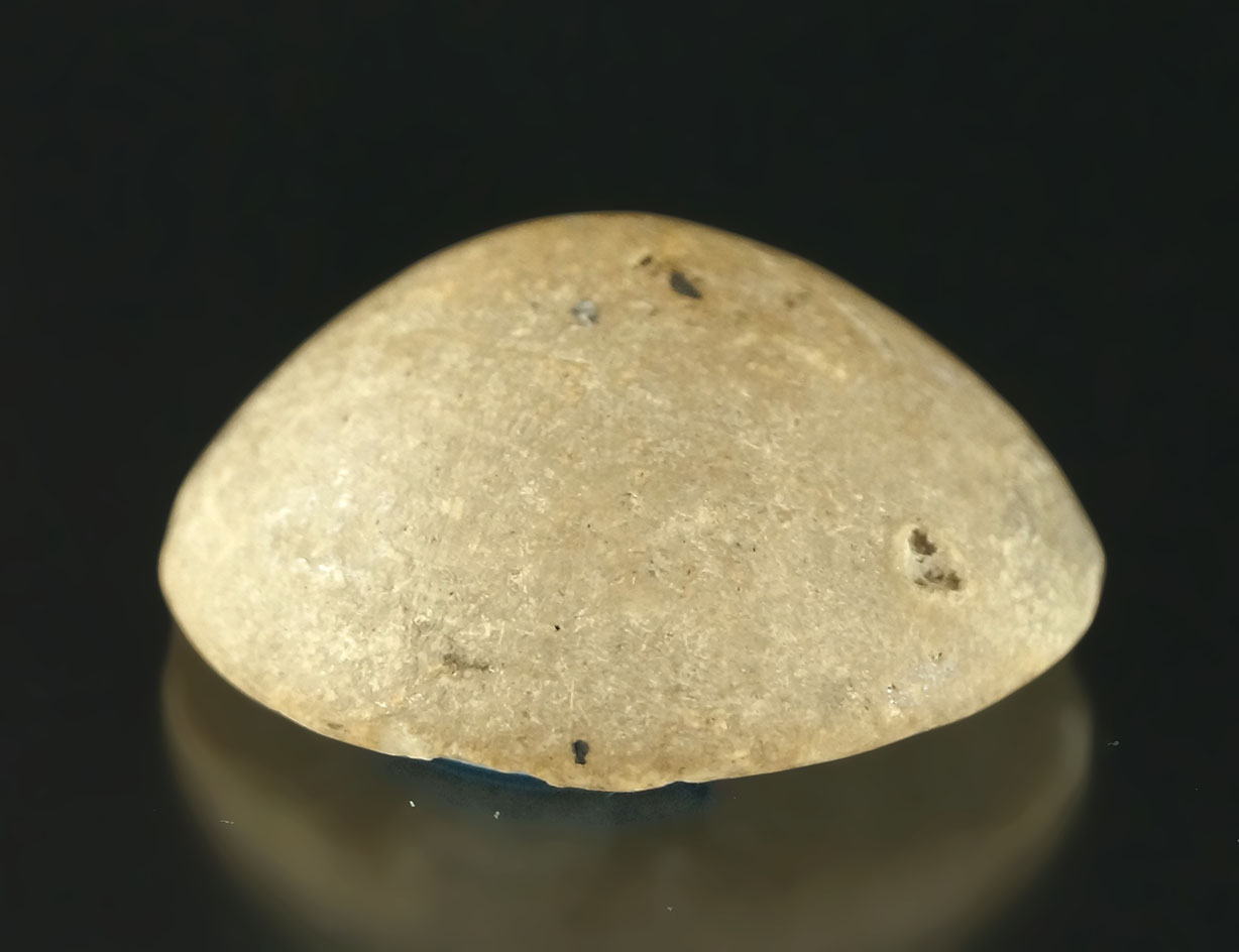 Rare! 1 1/2" round Galena Cone from the Meuser collection #124/5. Found in Richland Co., Ohio.