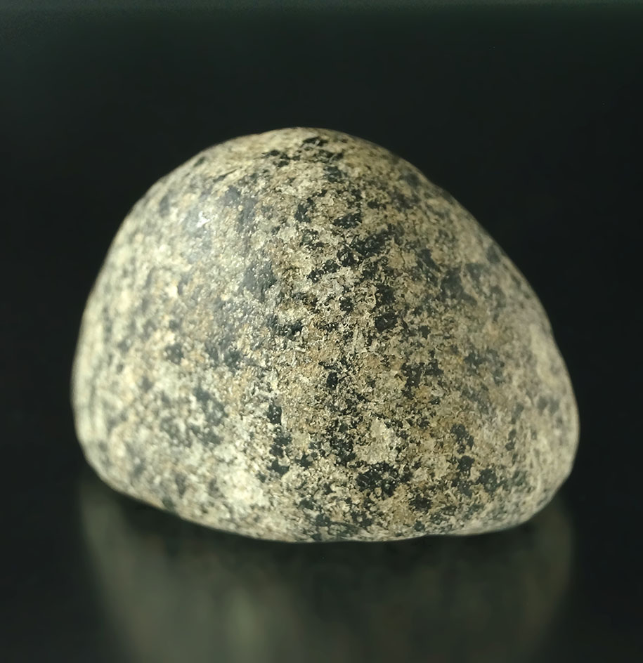 1 7/8" Hemispheric Cone made from Hardstone found in Hocking Co., Ohio 1973 by Lester Tolliver.