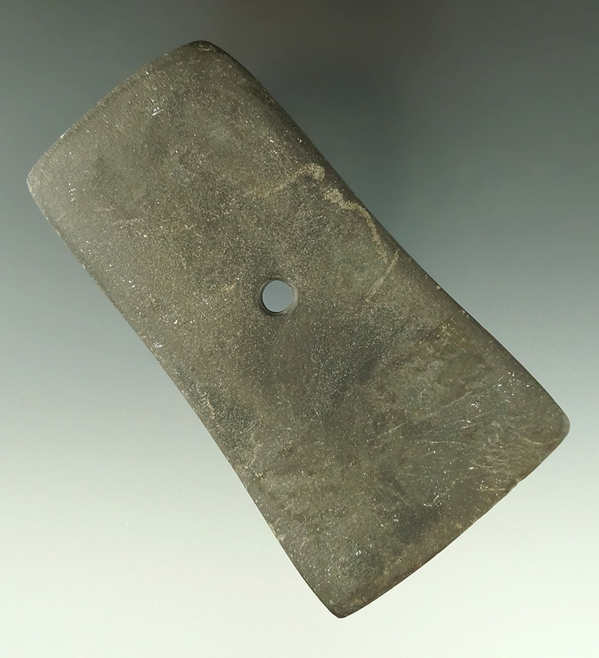 4 5/16" heavily patinated Pendant found in Ashland Co., Ohio. Ex. Gerald Wilson collection.