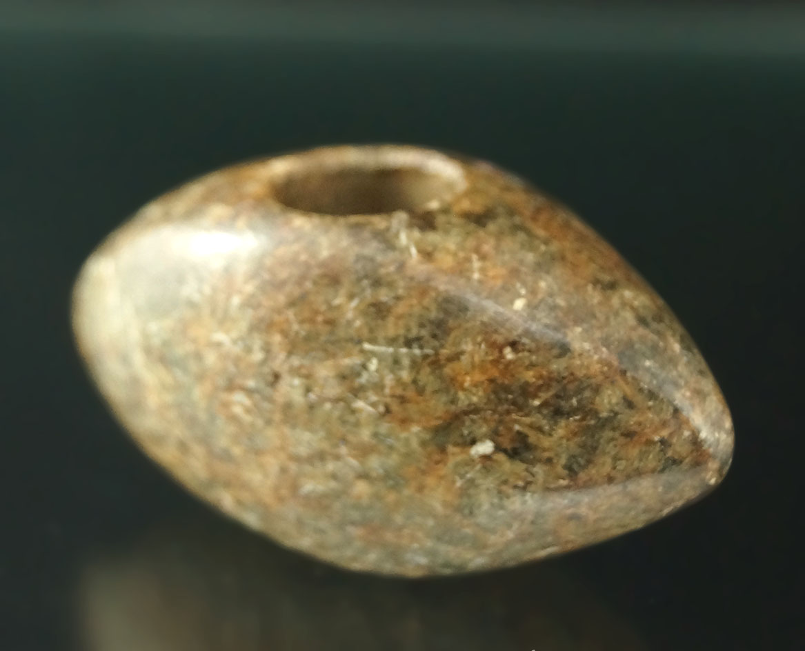 Rare! Exceptional 2 1/4" Miniature Pick Bannerstone - Chlorite - Clark Co., Ohio. Meadows COA.