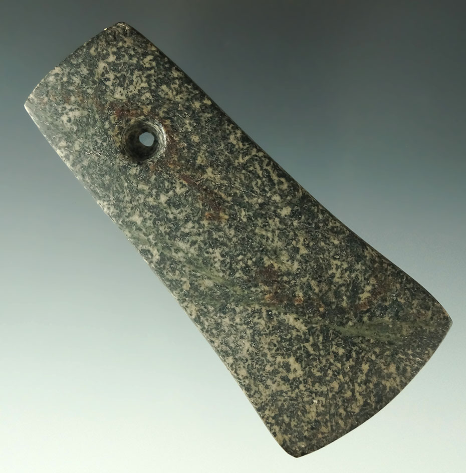 3 3/4" beautiful Hardstone Pendant found in Washington Co., Ohio.