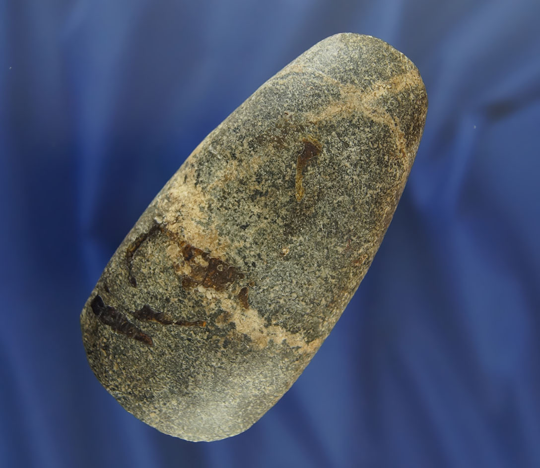 Nicely colored and highly polished 3 13/16" Hardstone Adze  found in Knox Co.,  Ohio by Glenn Spray.
