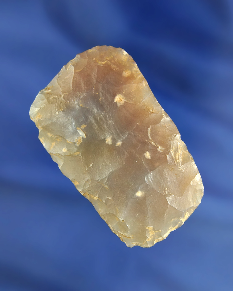 Hard-to-find! 2 1/2" Flint Celt made from high-quality Flint Ridge Flint Chalcedony  - southern Ohi