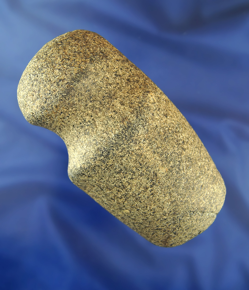 4 7/8" long 3/4 Grooved Axe found in Darke Co., Ohio.