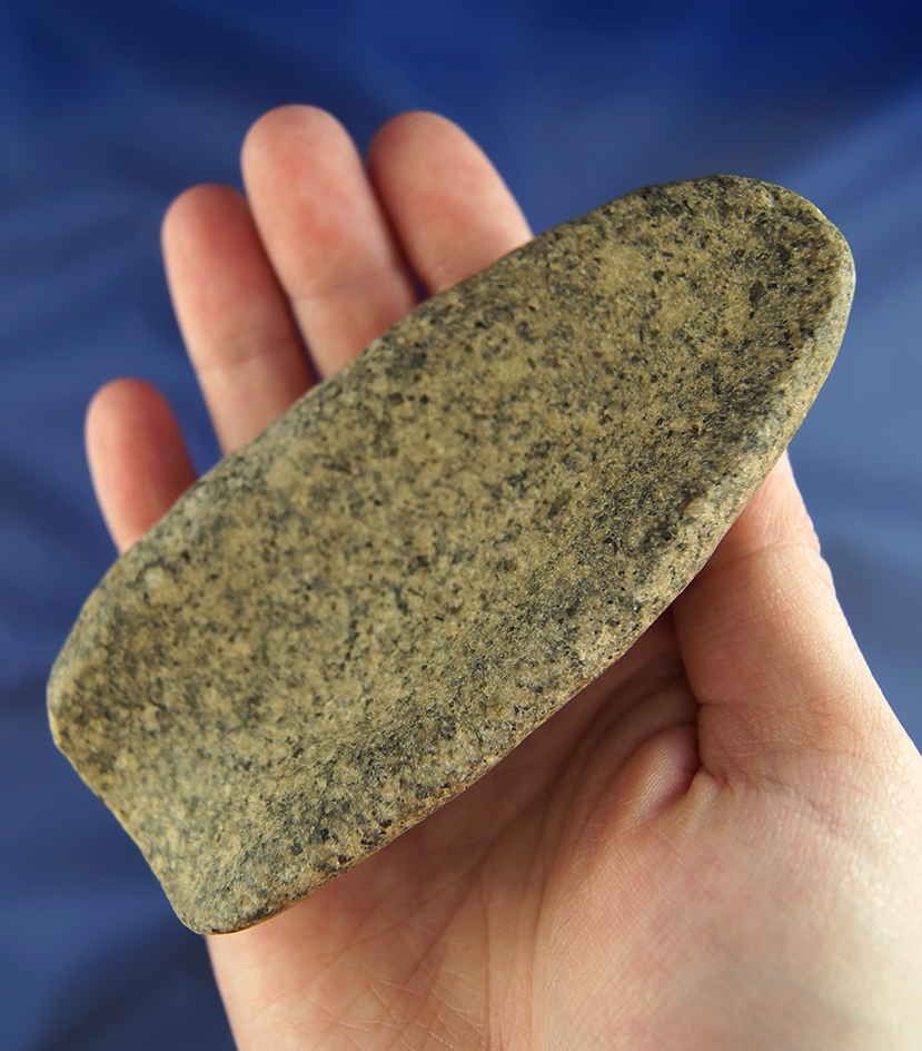 Nicely scooped 4 3/16" Gouge found in Brown Co.,  Ohio.