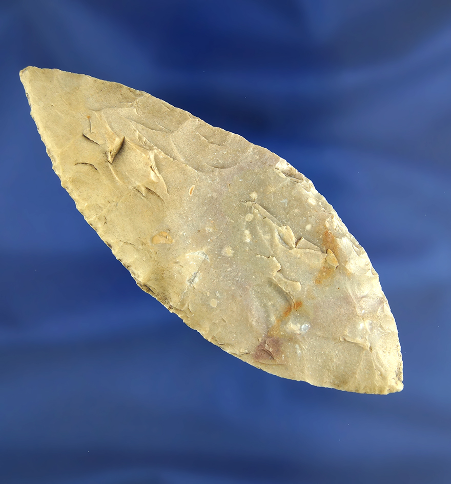 Thin 4" Harahey Knife found in Texas.