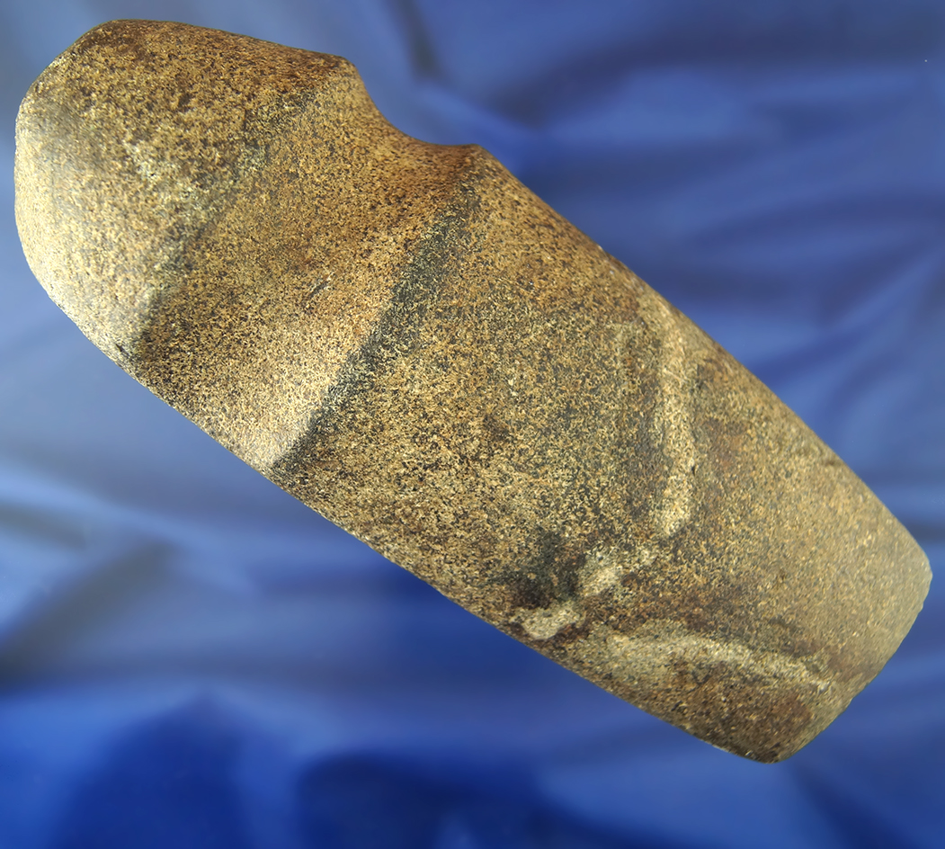Nice! 6 3/4" long 3/4 grooved Axe in very good condition with a great patina - Lorain Co.,  Ohio.