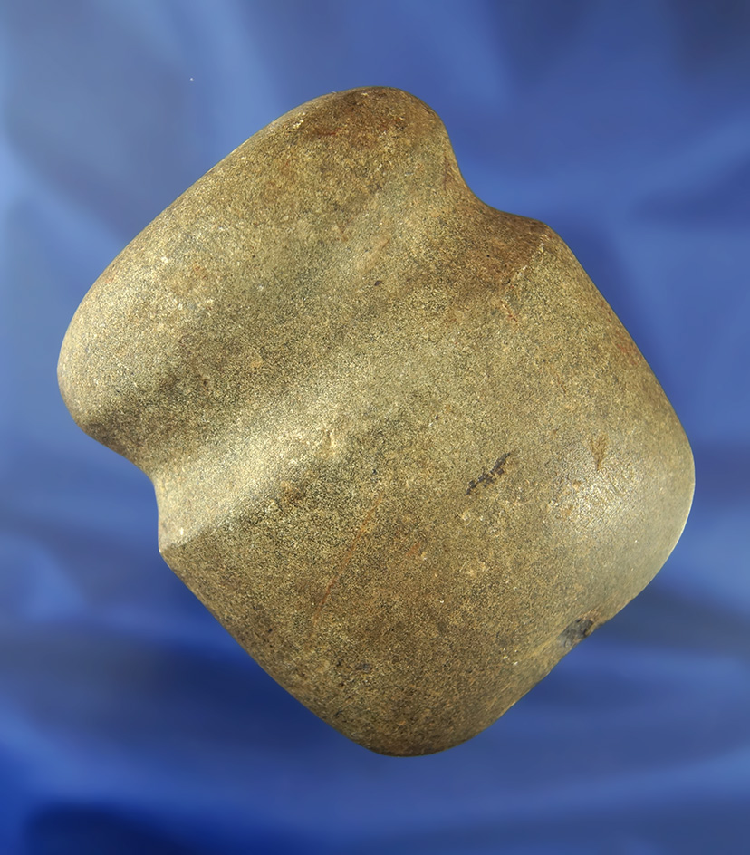 3 1/2" highly polished Hardstone Full Groove Axe found in Hamilton CO., Ohio.