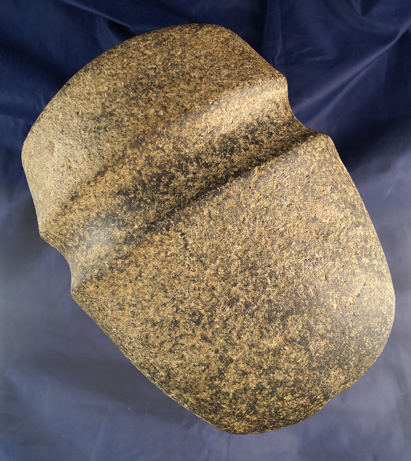 Big! 8" x 6" Full Grooved Axe that is well developed in very nice condition.  Found in Holmes Co., O