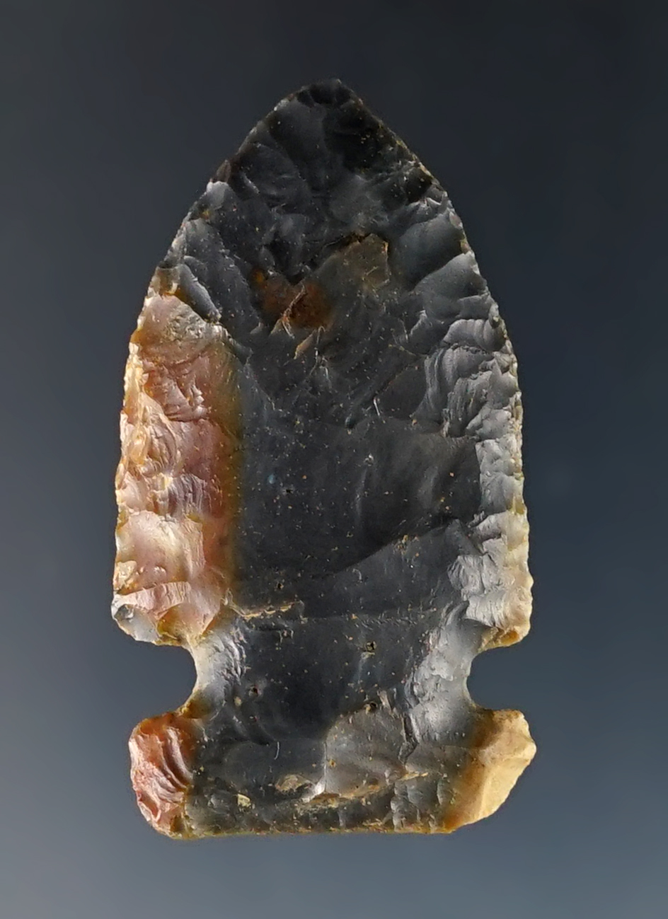 1 7/8"  Big Sandy made from beautifully colored Sonora Flint. Found in Kentucky.