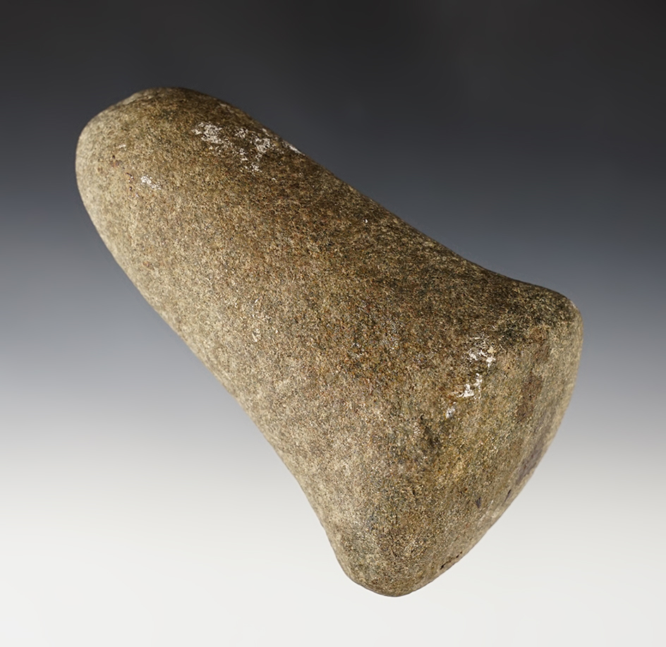 5 5/8" Bell Pestle found in Ohio. Made from well patinated Hardstone. 
