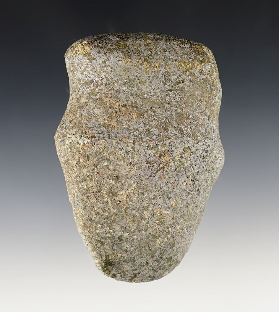 3 7/8" long Full Groove Axe found in Allen Co., Ohio. Ex. Frank Meyers collection.