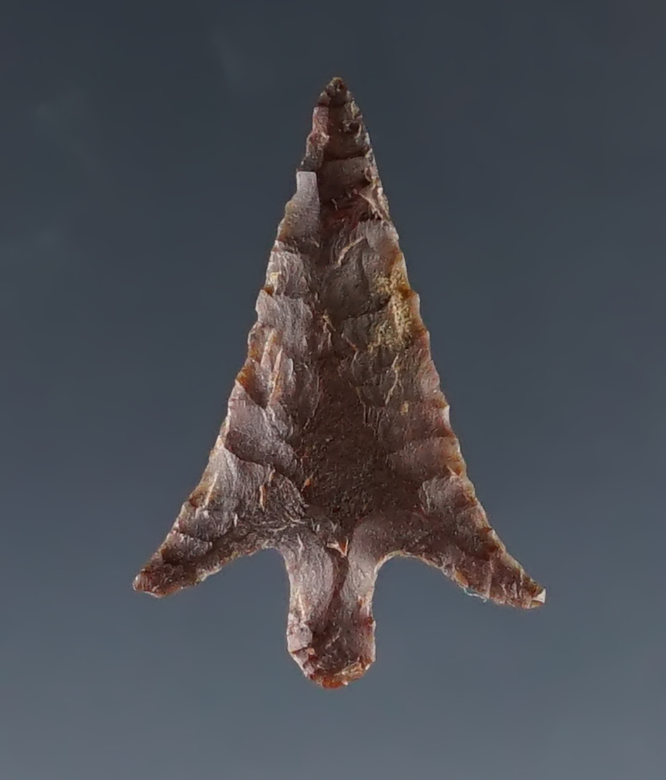 7/8" Columbia Plateau made from jasper. Ex. Gene Favell Museum collection. 