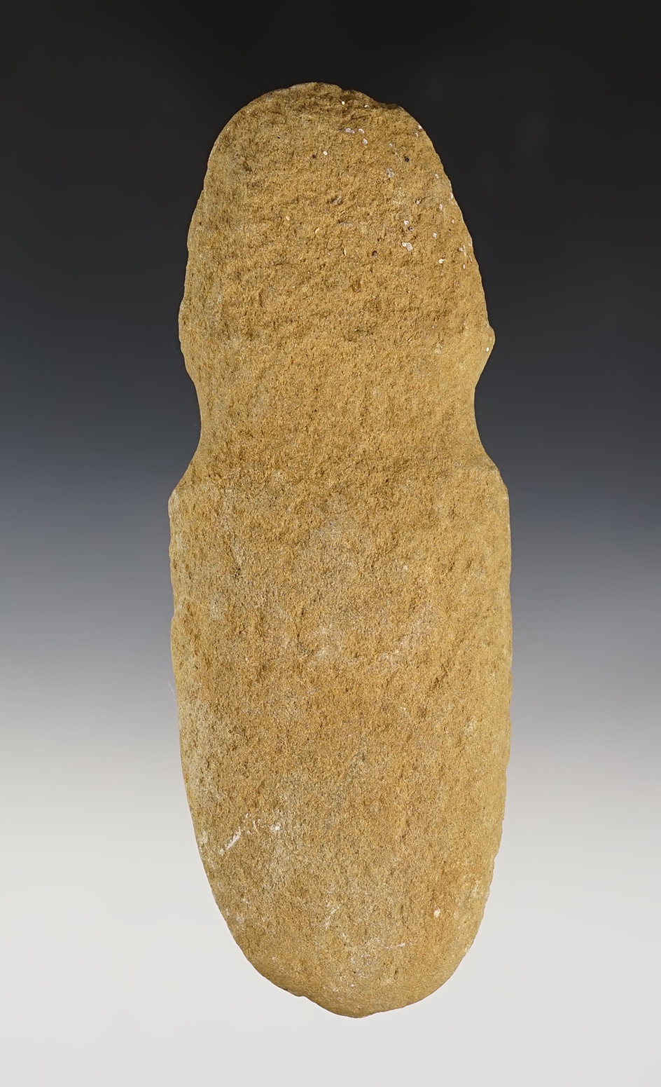 7 1/4" rare style 3/4 Grooved Top Groove Adze found in the Northeast region. Rare style.