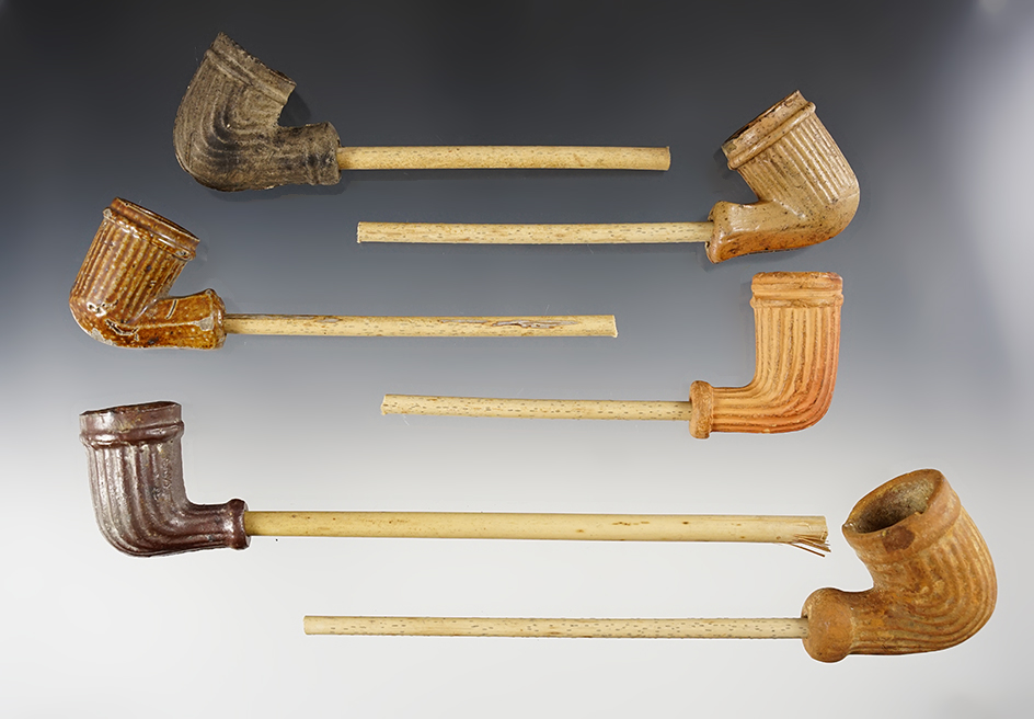 Set of 6 Historic Trade Pipes in excellent condition. 