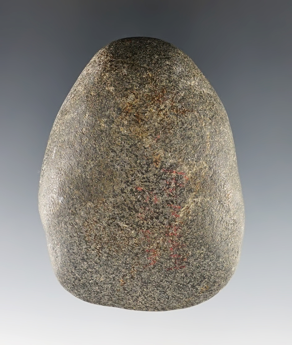 2 3/8" Miniature Hardstone Celt found at Genoa Fort, Cayuga Co., New York.