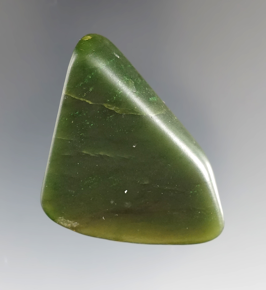 2 3/16" Wyoming Jade multi-purpose tool found in the Pacific Northwest.