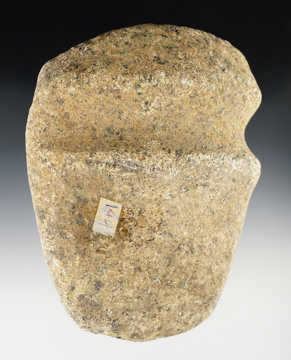 5 1/4" Long 3/4 Grooved Axe found in Indiana.