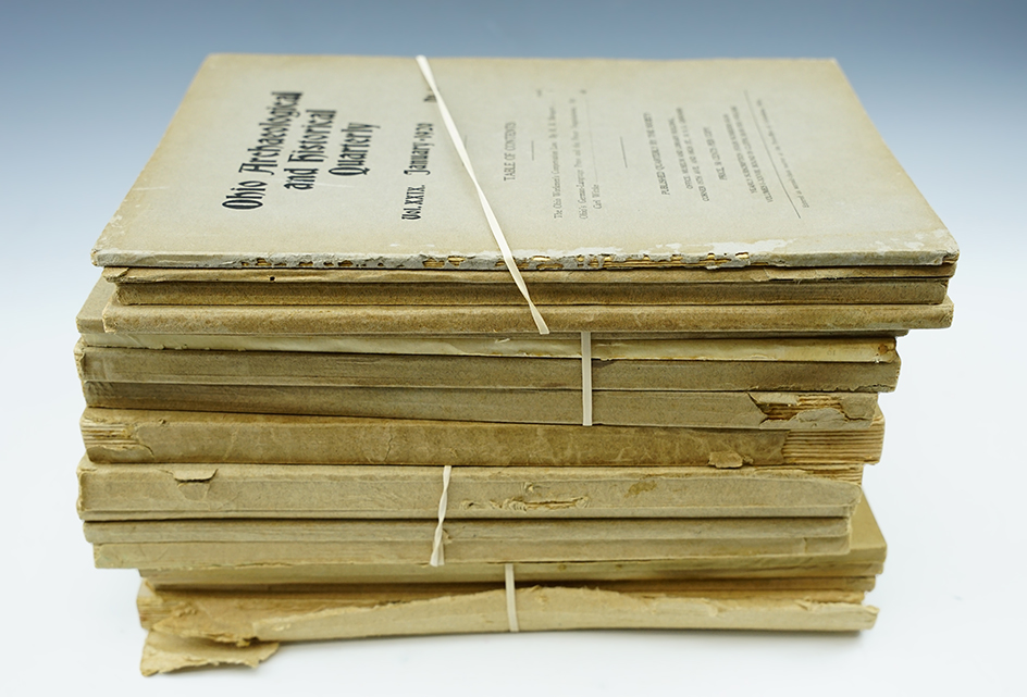 Large set of 17 1920s archaeological and historical quarterly journals in various conditions.