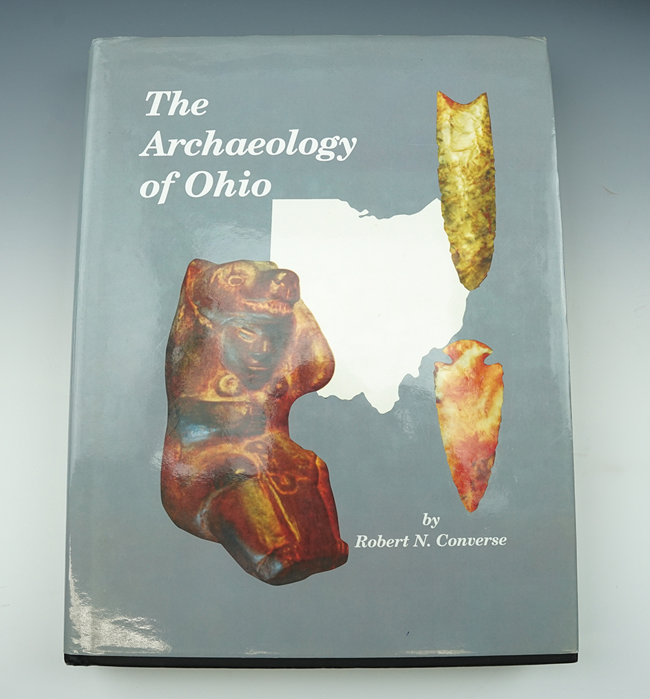 Hardcover book in new condition with dust jacket "The Archaeology of Ohio" by Robert Converse.