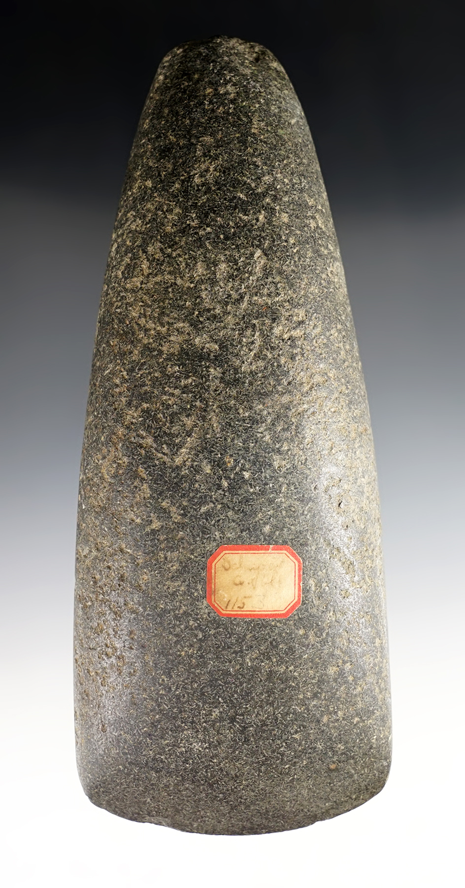 Exceptional 7 7/8" Tapered poll Celt found in Illinois.