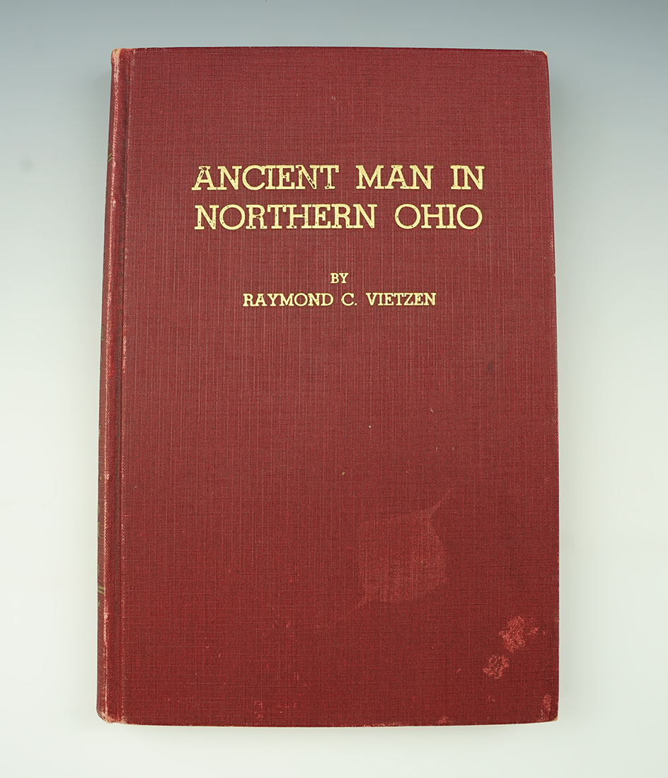 1941 Hardcover book in good condition "Ancient Man in Northern Ohio" by Raymond Vietzen.