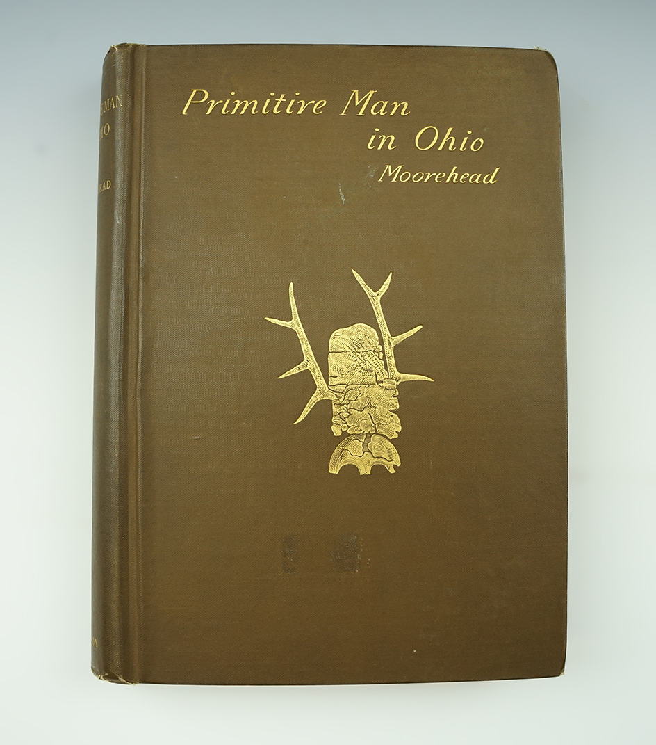Rare! 1892 Hardcover book in good condition: "Primitive Man in Ohio" by Warren K. Moorehead.