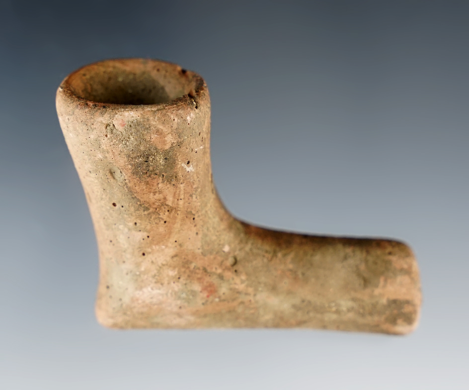 2 1/4" Clay pipe in excellent condition found in New York.