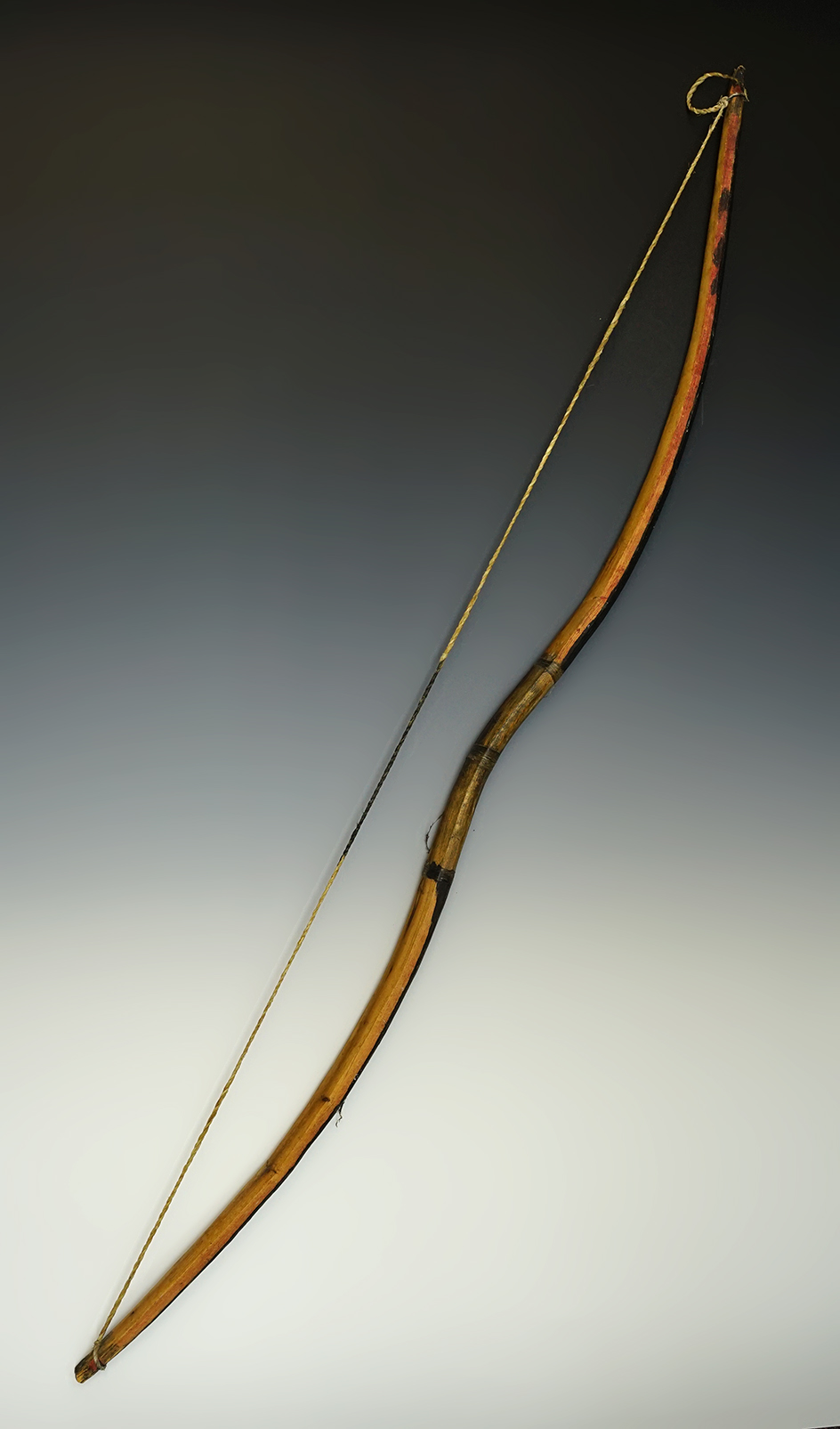 Circa late 1800's original 40 1/4" wood bow in exceptionally good condition considering age.