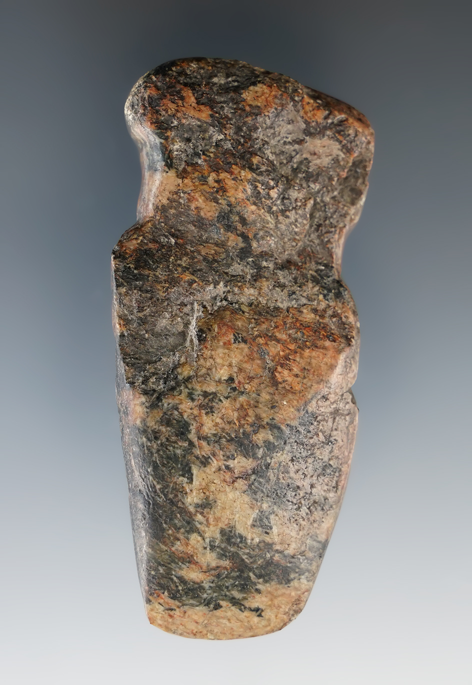 Rare! 3 1/16" Miniature Pecos Axe - New Mexico. Made from highly polished exotic Hardstone.