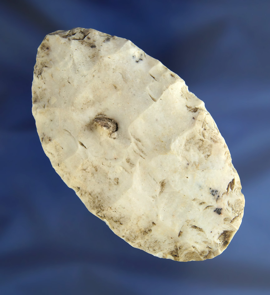 4" Ovoid Blade found in Pike Co.,  Illinois