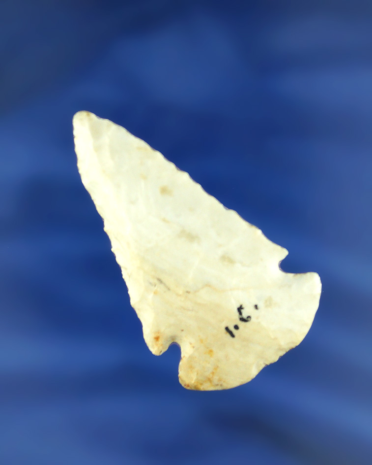 2 3/16" nicely beveled miniature Dovetail found in St. Louis Co.,  Missouri