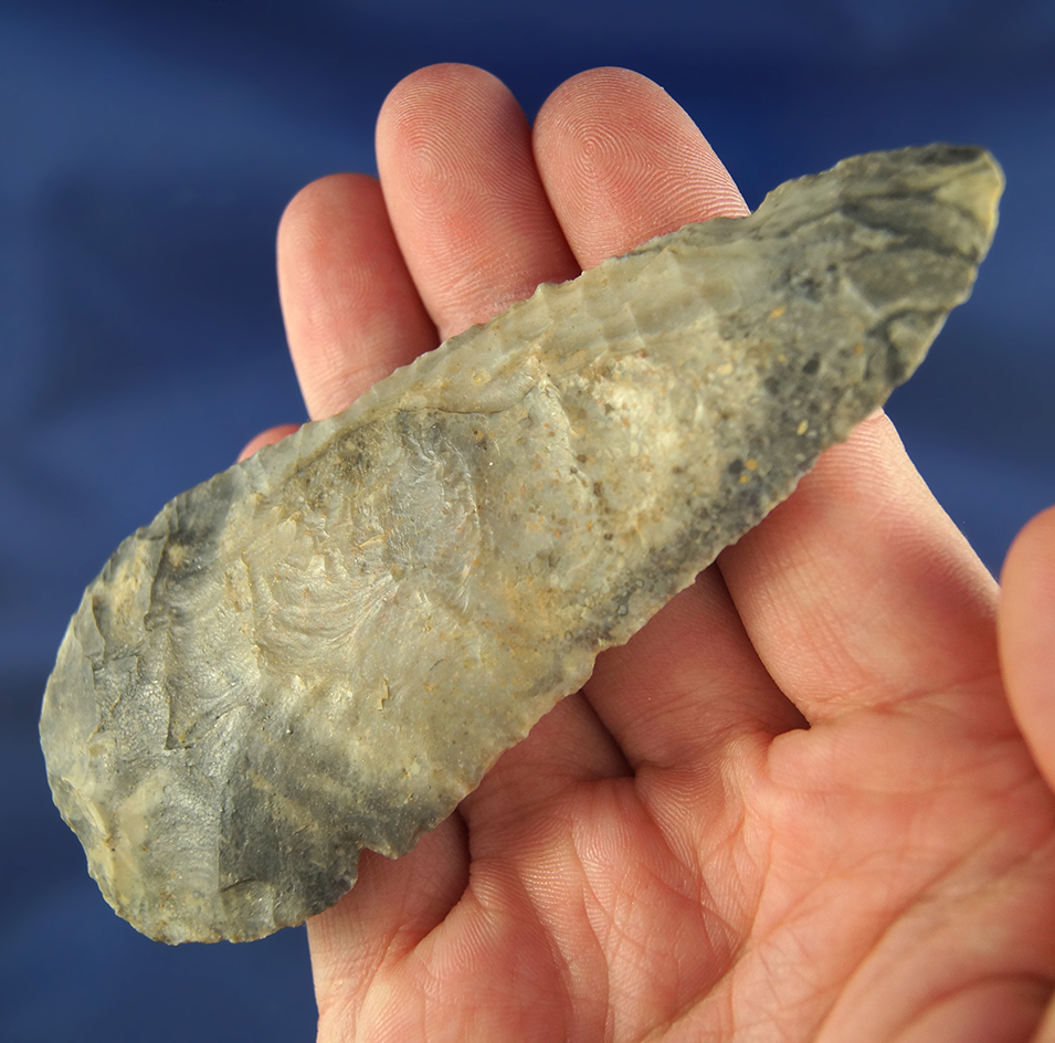 4" Cobbs Knife found in Missouri made from Jefferson City chert.
