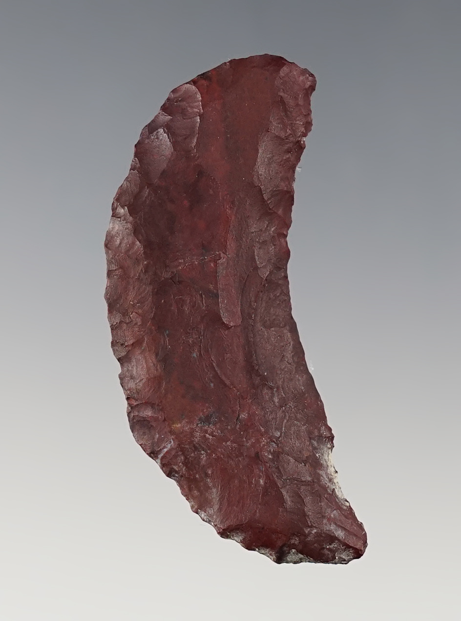 Heavily patinated 2 1/16" Half Moon Crescent- Black Rock Desert, Nevada. Rogers COA. 