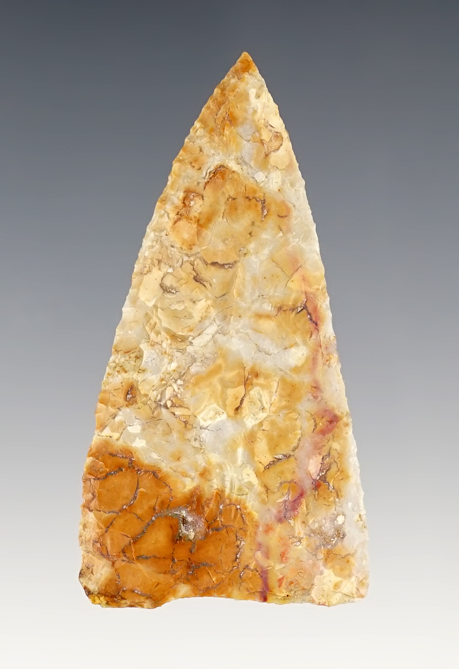 Highly colorful 2 1/2" South Texas Triangle - Zapata Co. Made from a rare material called Opalite.