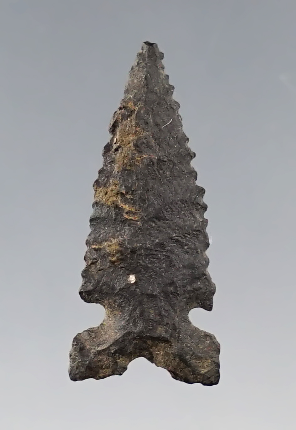 Well made 1" Desert Sierra made from Basalt. Found near the Feather River in N. California.