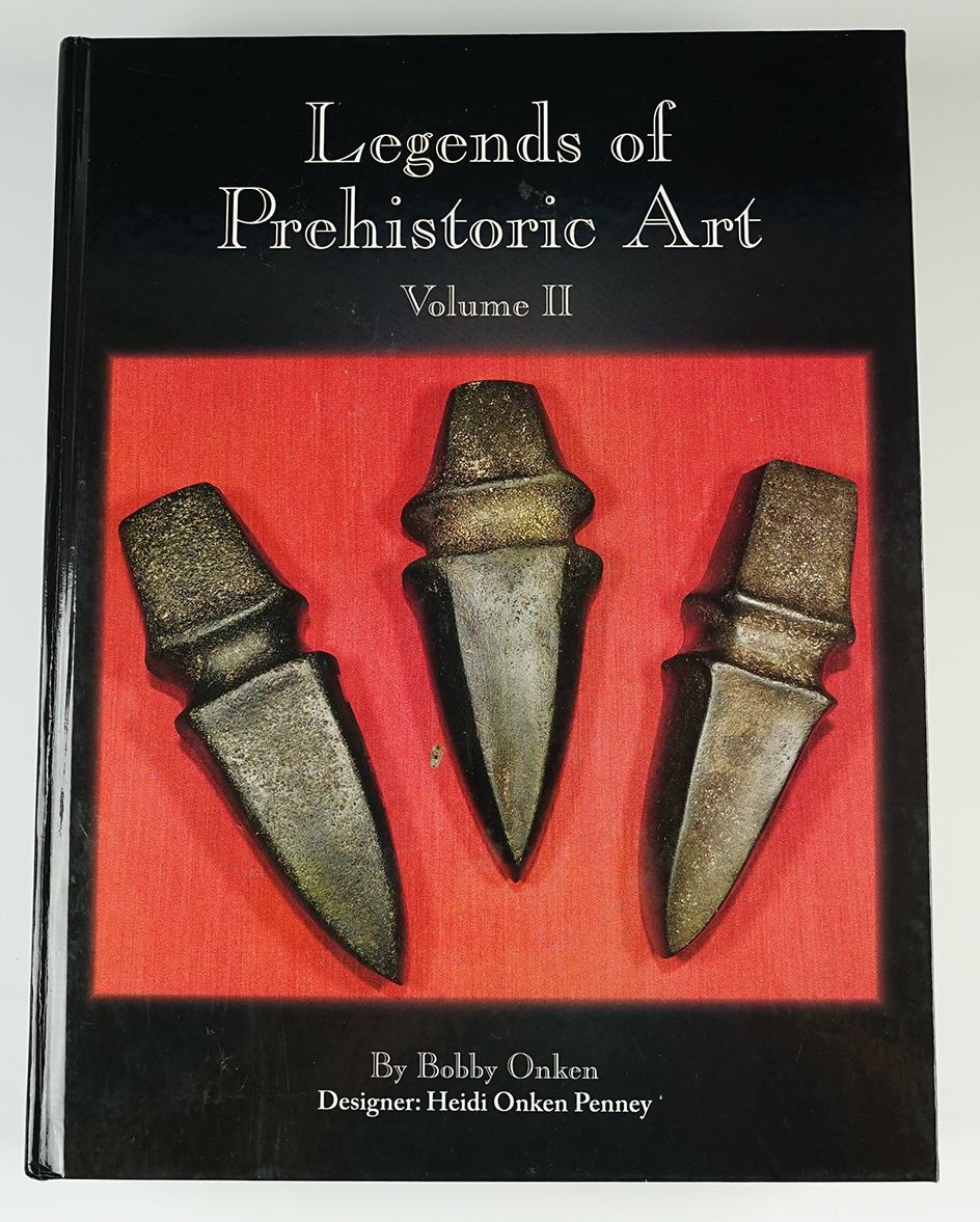 Hardback Book: "Legends of Prehistoric Art" Volume II, by Bobby Onken. 