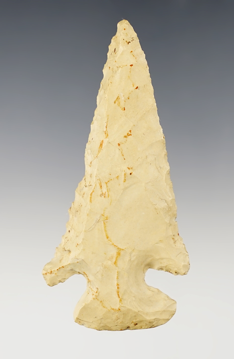 Well styled Dovetail 3 3/8" found in Wabash Co., Illinois. Ex. Clark Family collection.