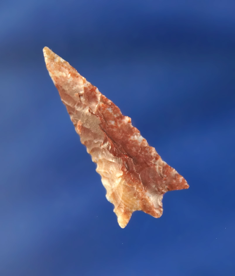 1 3/16" Columbia River Gempoint made from beautiful multicolored material.  Washington.