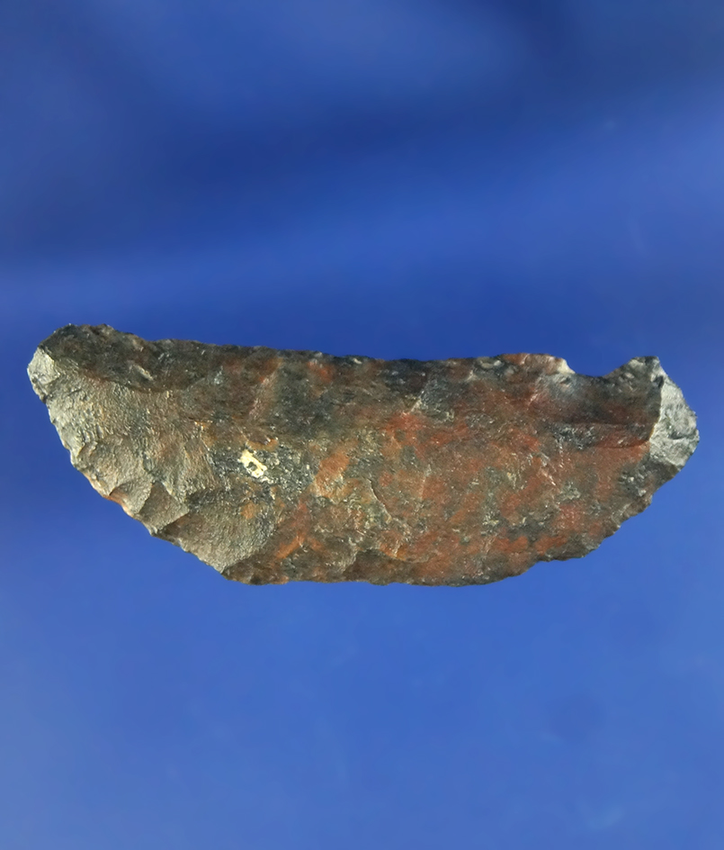 1 5/8" Paleo Crescent found in Nevada. Ex. Michael Hough collection.