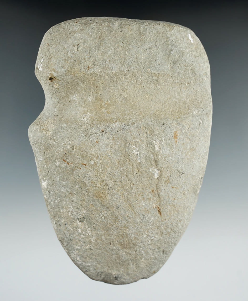 5 3/8" long 3/4 grooved Axe found in Fayette Co., Indiana.