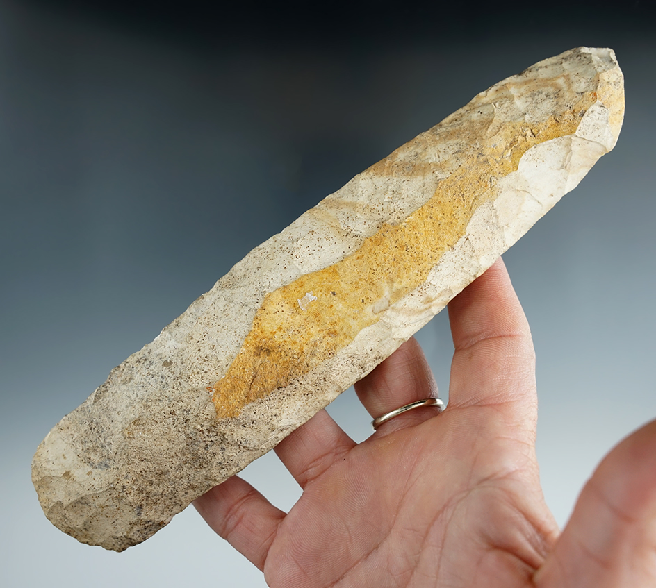 7 3/8" Burlington digging tool with high patination. Found in Missouri.