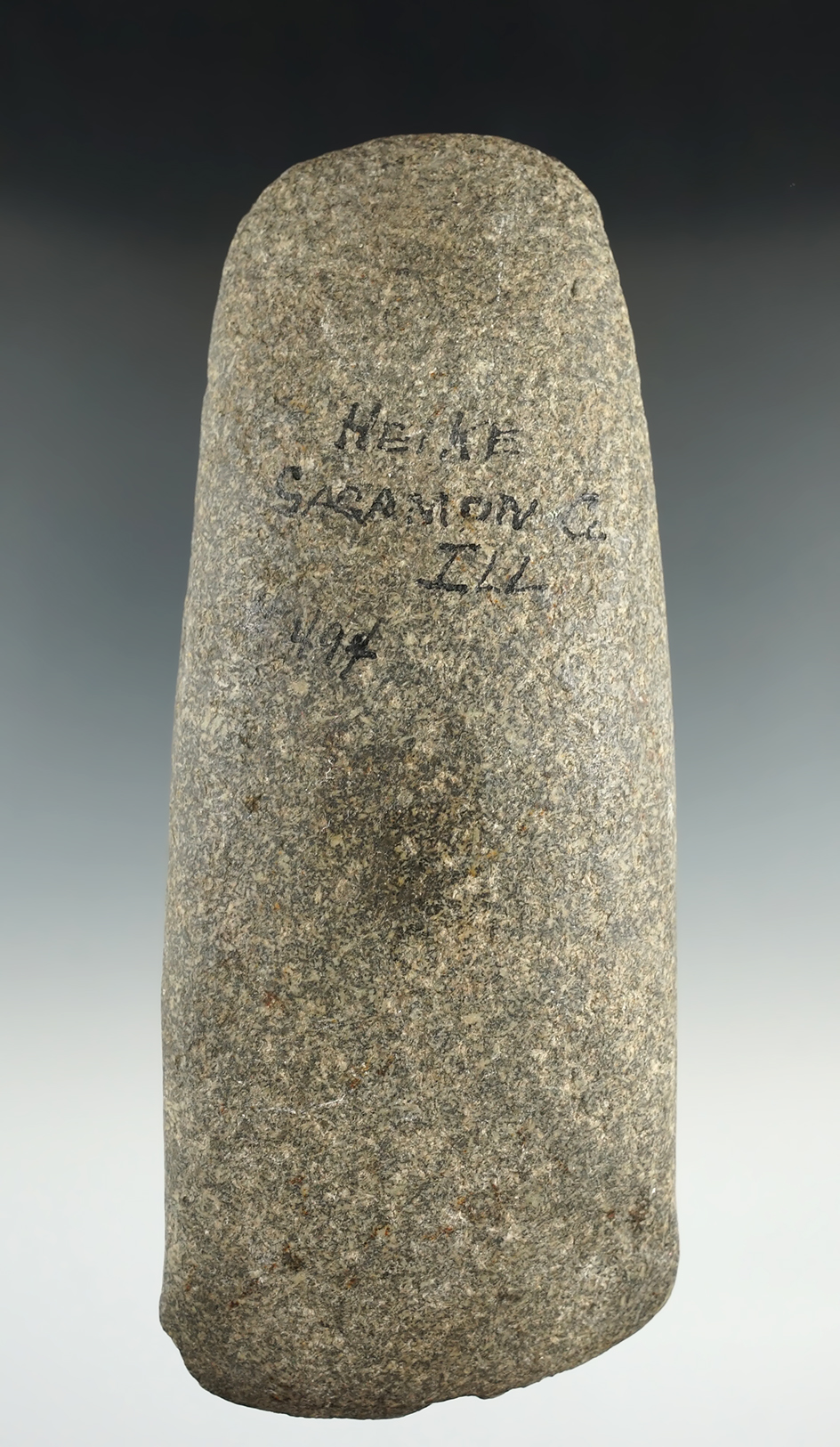 6 1/2" flared bit Celt found in Sagamon Co., Illinois.