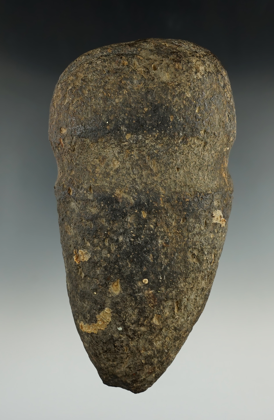 7 1/8" full grooved Axe found in Indiana.